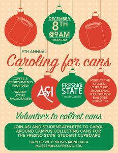 caroling for cans volunteer